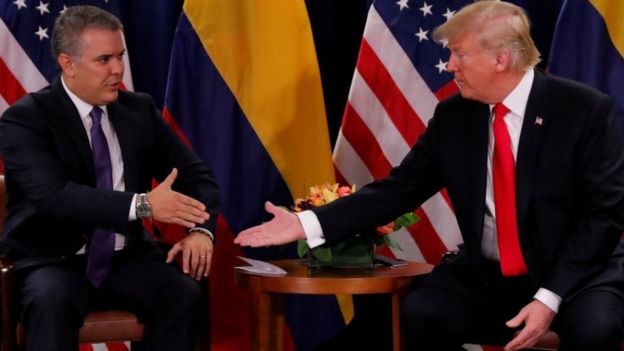 Ivan Duque e Donald Trump