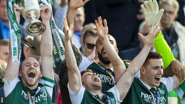 Hibs ended an 114-wait for Scottish Cup glory in 2016