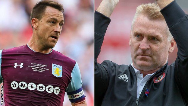 Dean Smith Aston Villa Appoint New Head Coach With John Terry As