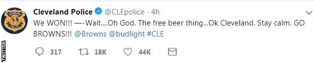 Cleveland Police on Twitter