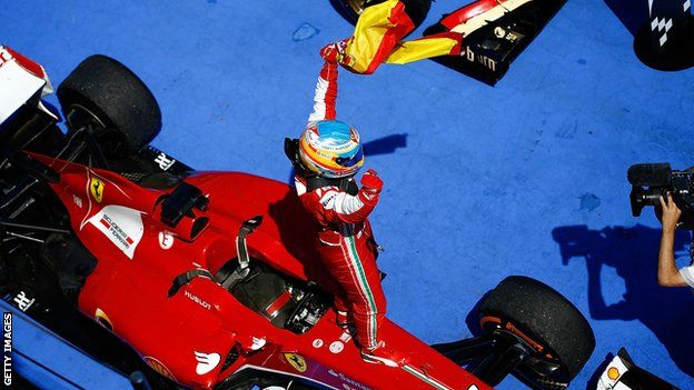 Fernando Alonso wins the Spanish Grand Prix in 2013