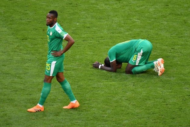 Jugadores de Senegal