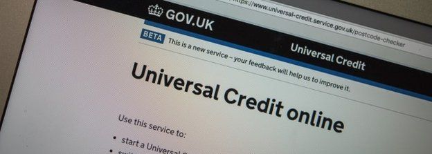Mobile with Universal Credit website