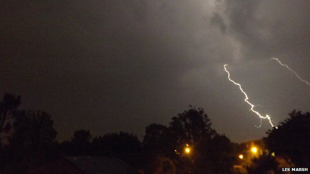 Lightning, East Putney, London