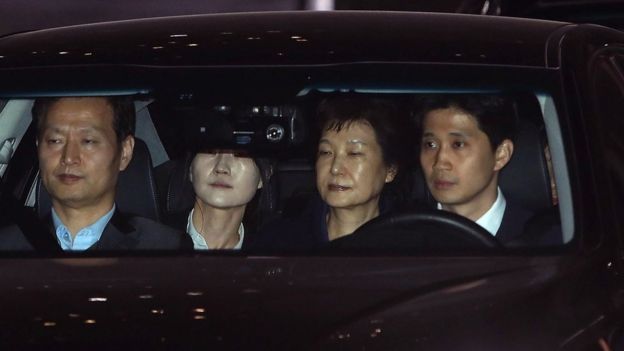 Ex South Korean President Park Geun Hye Arrested In Corruption Probe Bbc News 6732