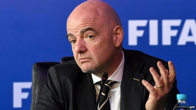 Rais wa Fifa,Rais Gianni Infantino