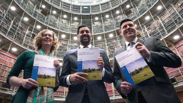 Humza Yousaf Reveals Scots Citizenship And Passport Plan - BBC News