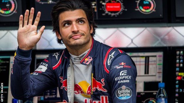 'One of the brightest and upcoming talents' Carlos Sainz of Toro Rosso