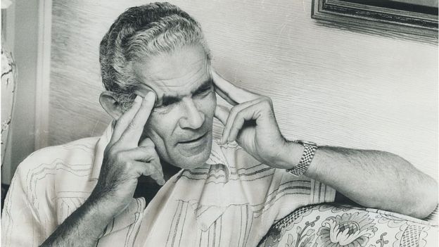 Fotografía de los 70,s de Michael Manley, primer minsitro de Jamaica