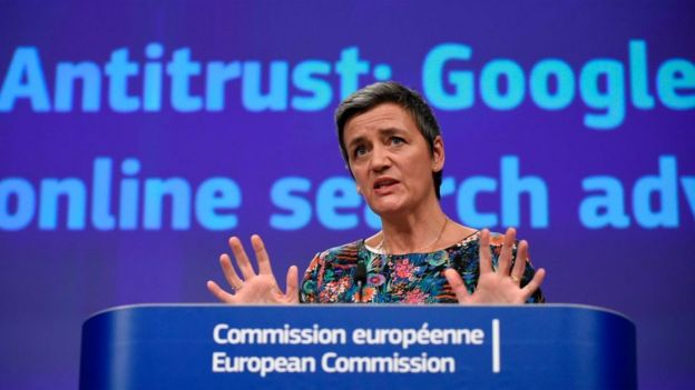 EU Commissioner of Competition Margrethe Vestager