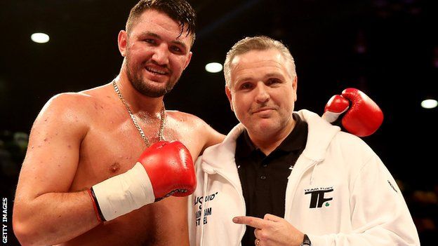 Hughie Fury is trained by his father Peter