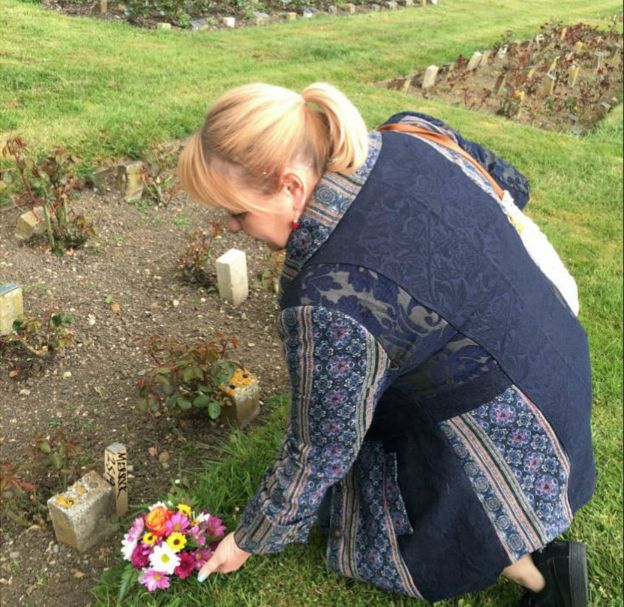 Elephant Man: Joseph Merrick's grave 'found by author' _106796435_elephantgrave950