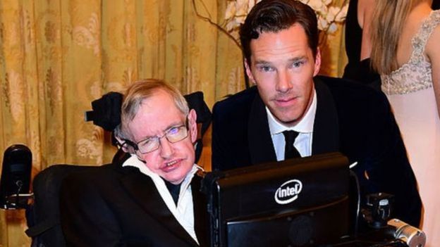 Hawking e Cumberbatch