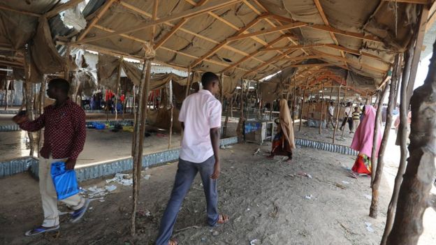 Beerta khat market in Mogadishu