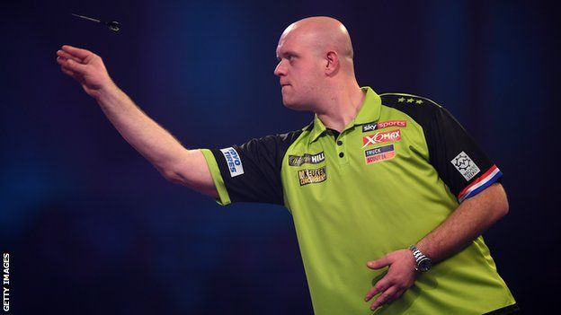 PDC Darts Championship: Michael van Gerwen to play Peter Wright in ...