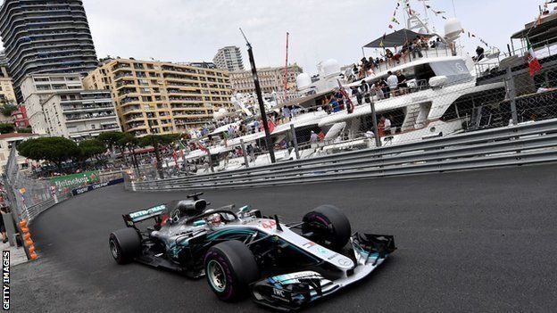 Lewis Hamilton in Monaco