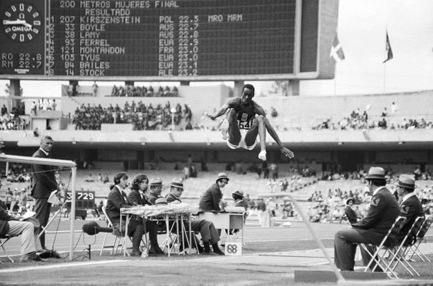 Bob Beamon en México 68.