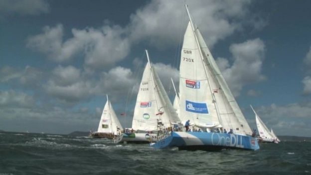 current round the world yacht race