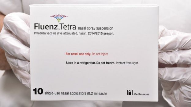 Scatola di vaccino Fluenz Tetra