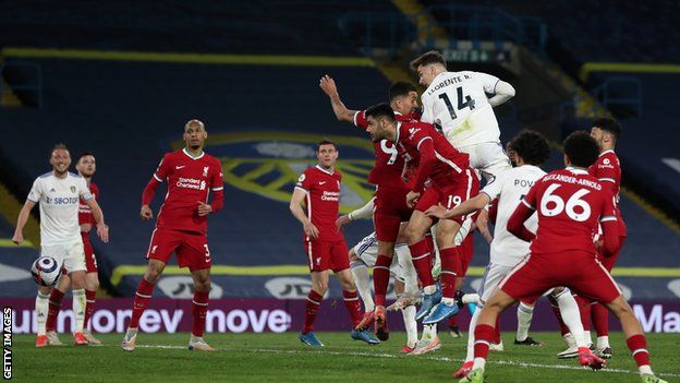 Leeds United 1-1 Liverpool: Diego Llorente denies Reds place in top four -  BBC Sport