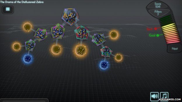 Screengrab of Binary Fission game