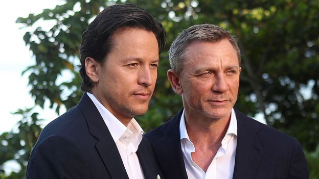 Daniel Craig with director Cary Fukunaga