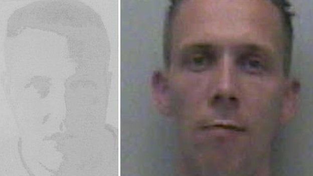 Lee Fudge (left) and Mark Chatfield (right) escaped from prison