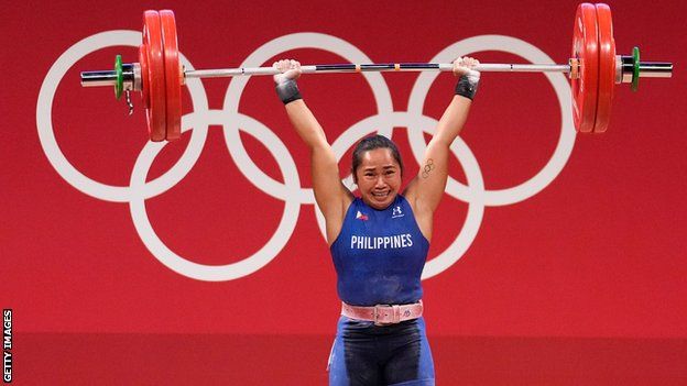 Hidilyn Diaz: From accusations of anti-government plot to historic Olympic  gold - BBC Sport