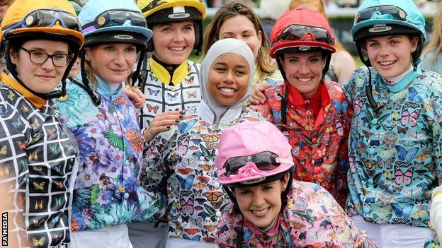 Jockeys in the Magnolia Cup