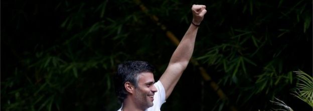 Venezuela's opposition leader Leopoldo Lopez in Caracas, Venezuela July 8, 2017