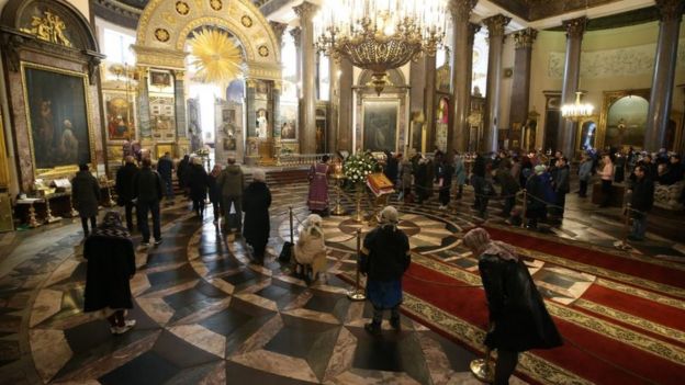 Богослужение в Санкт-Петербурге