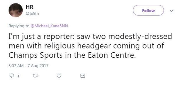 Tweet by @tx5th which reads