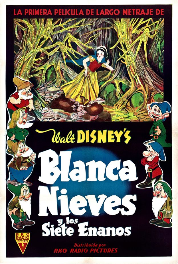 Afiche de Blancanieves en español