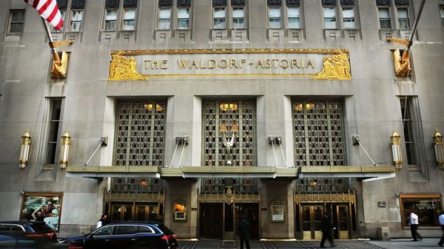 La facahda del Waldorf Astoria