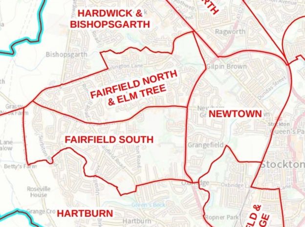 Stockton Ward Boundary Changes Mean Road Split In Two BBC News Stockton Ward Boundary Changes Mean Road Split In Two BBC News