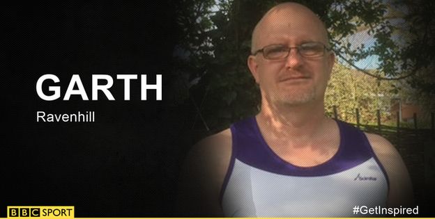 Garth Ravenhill, who ran the London Marathon