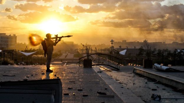 لیبی از زمان سقوط قذافی دچار جنگ داخلی بوده است