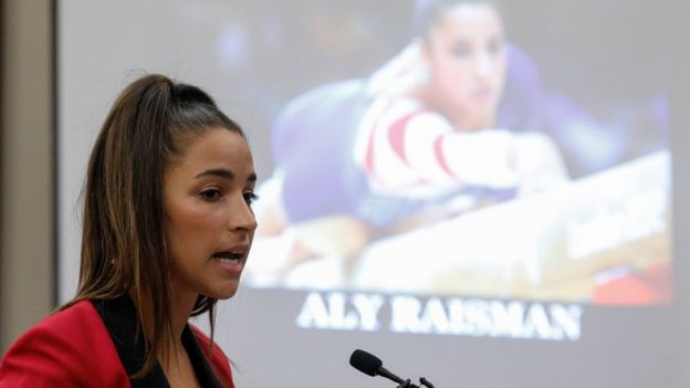 Aly Raisman in court