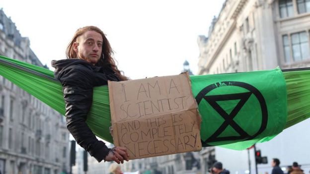 Extinction Rebellion Londres.