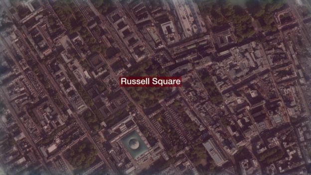 Russell Square map