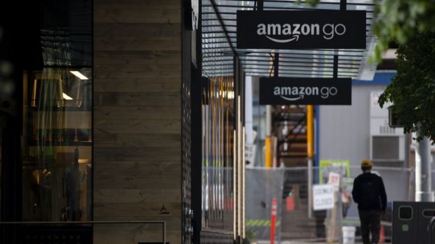 Local de Amazon Go en Seattle, Washington