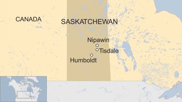 Map of Saskatchewan