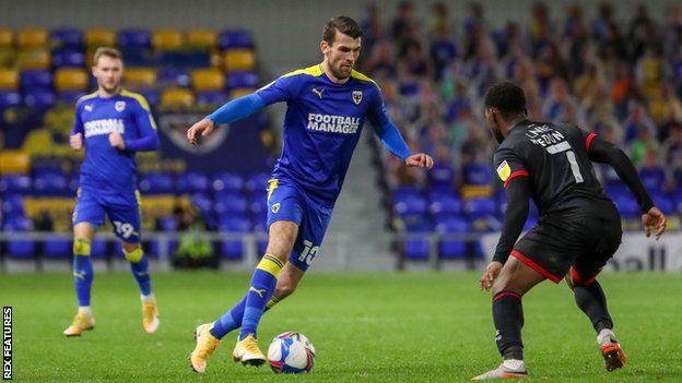 Striker Adam Roscrow joined AFC Wimbledon from Cardiff Met in June 2019