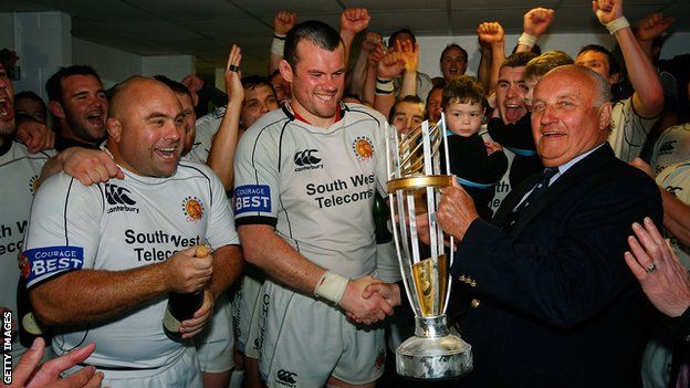 Exeter Chiefs win the Championship in 2010