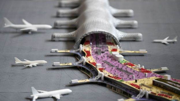 El nuevo aeropuerto de México es tema de controversia en la campaña presidencial.