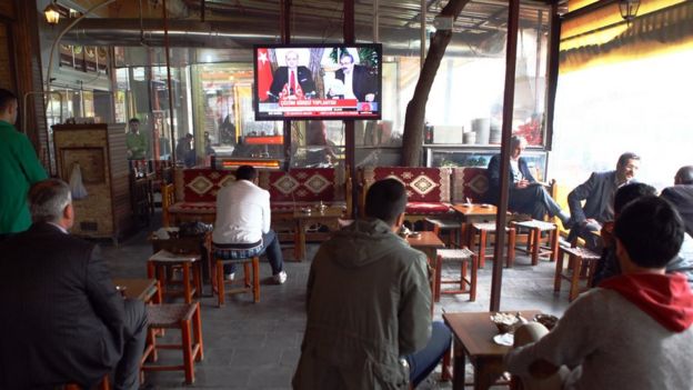 Cafe in Diyarbakir city
