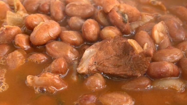 Potaje de frijoles.