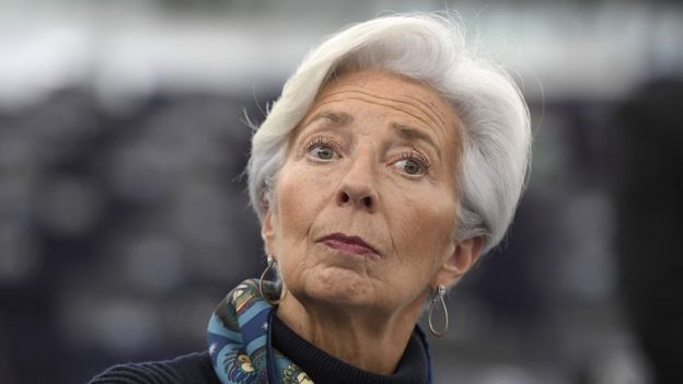 Christine Lagarde, presidenta del Banco Central Europeo