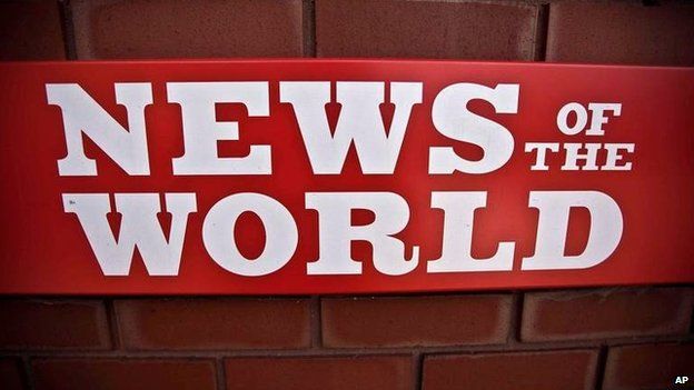 News of the World sign