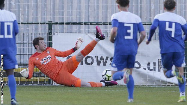 Mark Travers saved Dan Smith's penalty in the first half